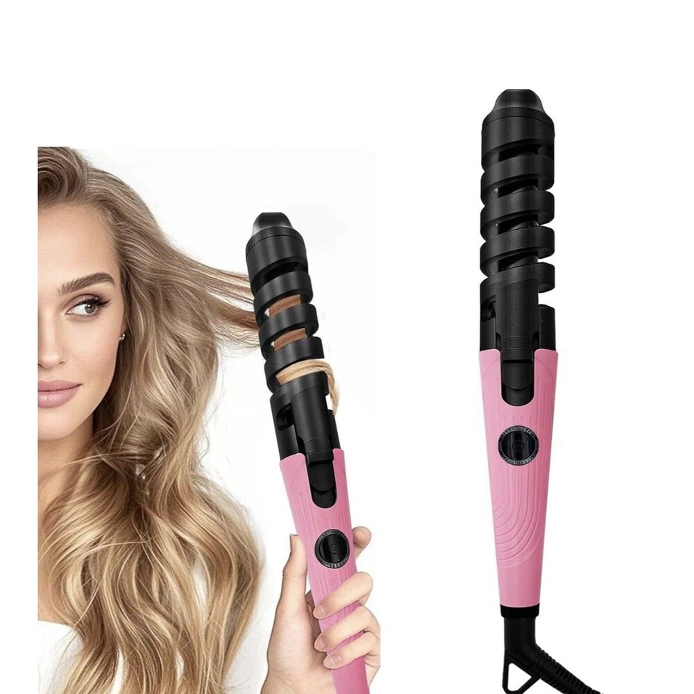 Anti-Scald Ceramic Curling Wand, Portable Curling Iron, Hair‎ Curler for Women
